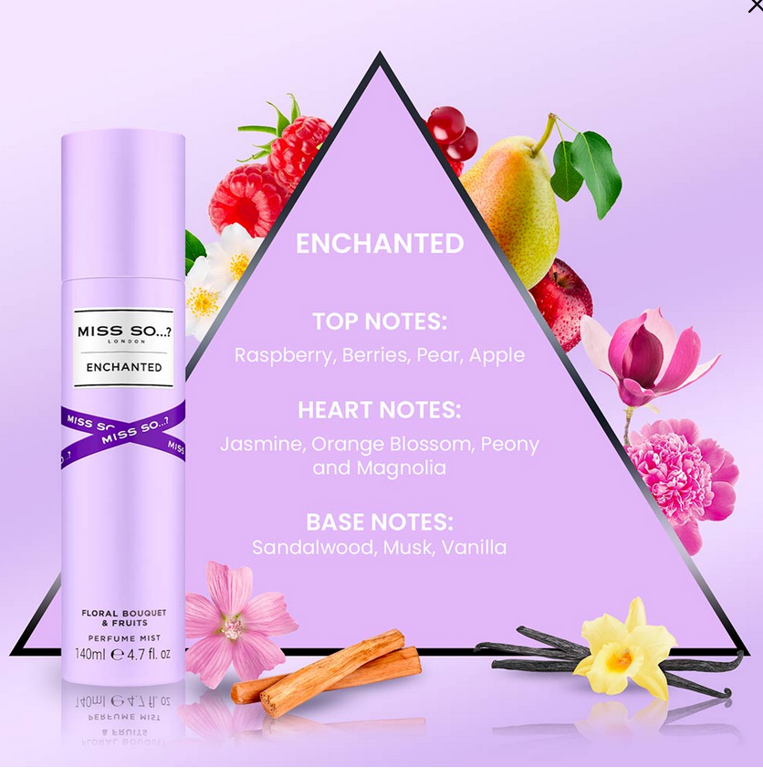 Brume Enchanted -Agrumes, Pivoine, Vanille boisée