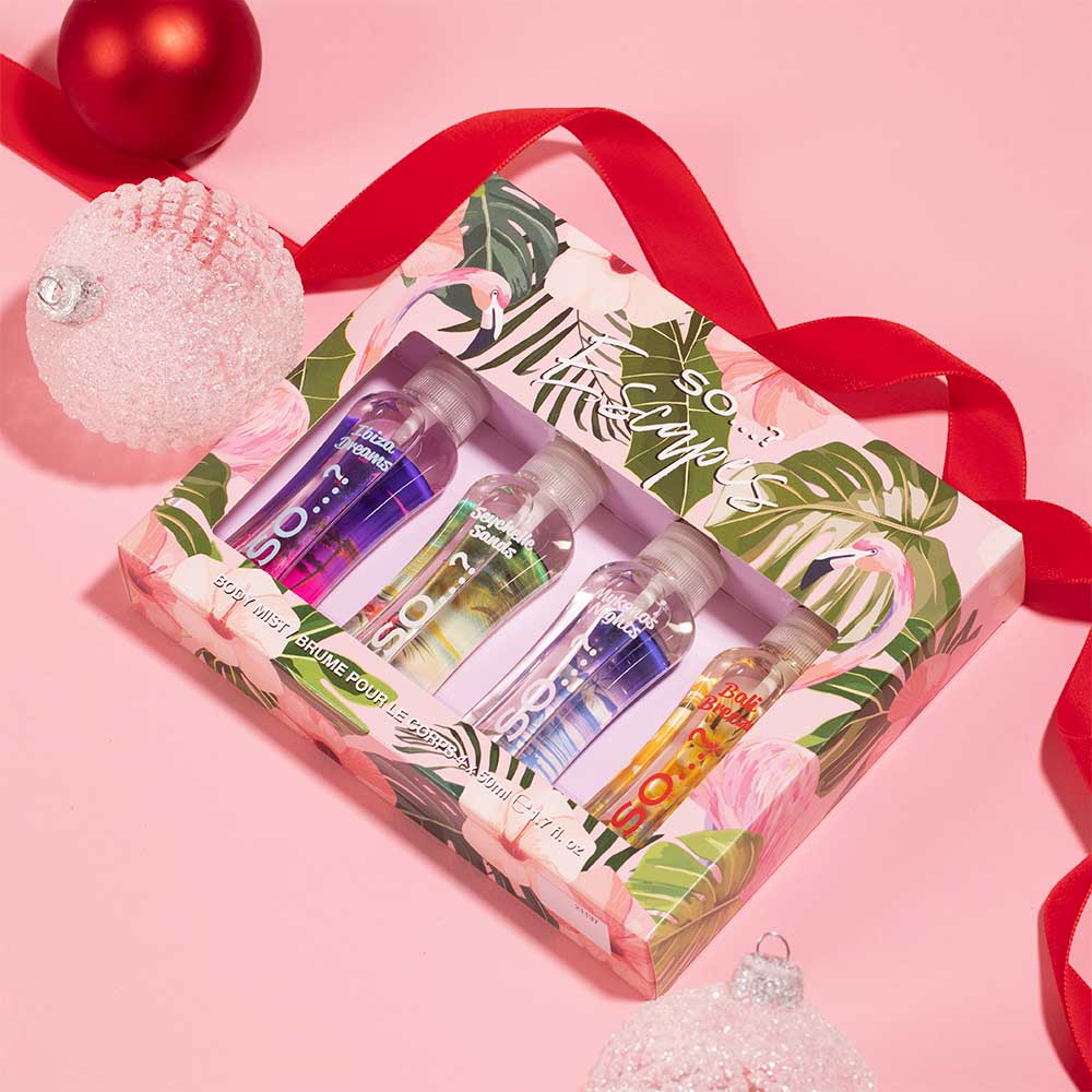 Coffret 4 Mini Brumes Escape