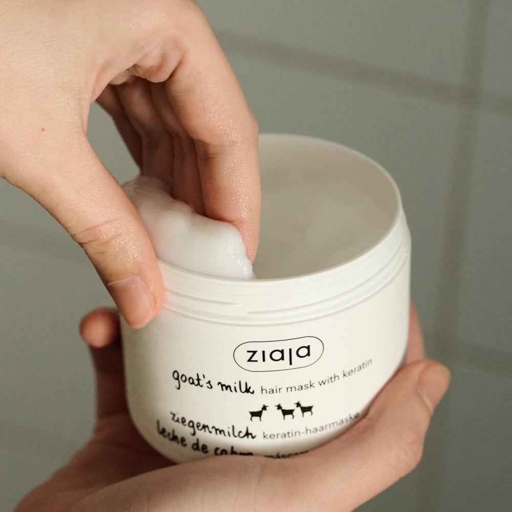 Masque Revitalisant Cheveux à la Kératine et au Lait de Chèvre-200ml