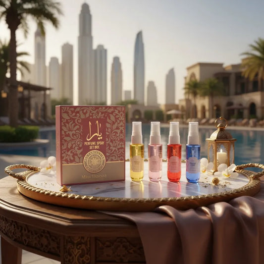 Coffret 4 Brumes 40ml Dubai - Miss Vanessa