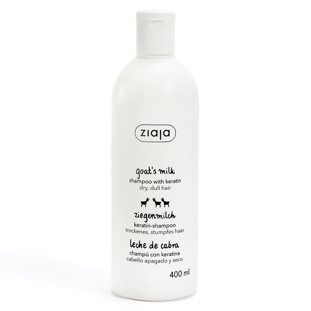 Shampoing Fortifiant à la Kératine et au Lait de Chèvre - Maxi Format 400ml